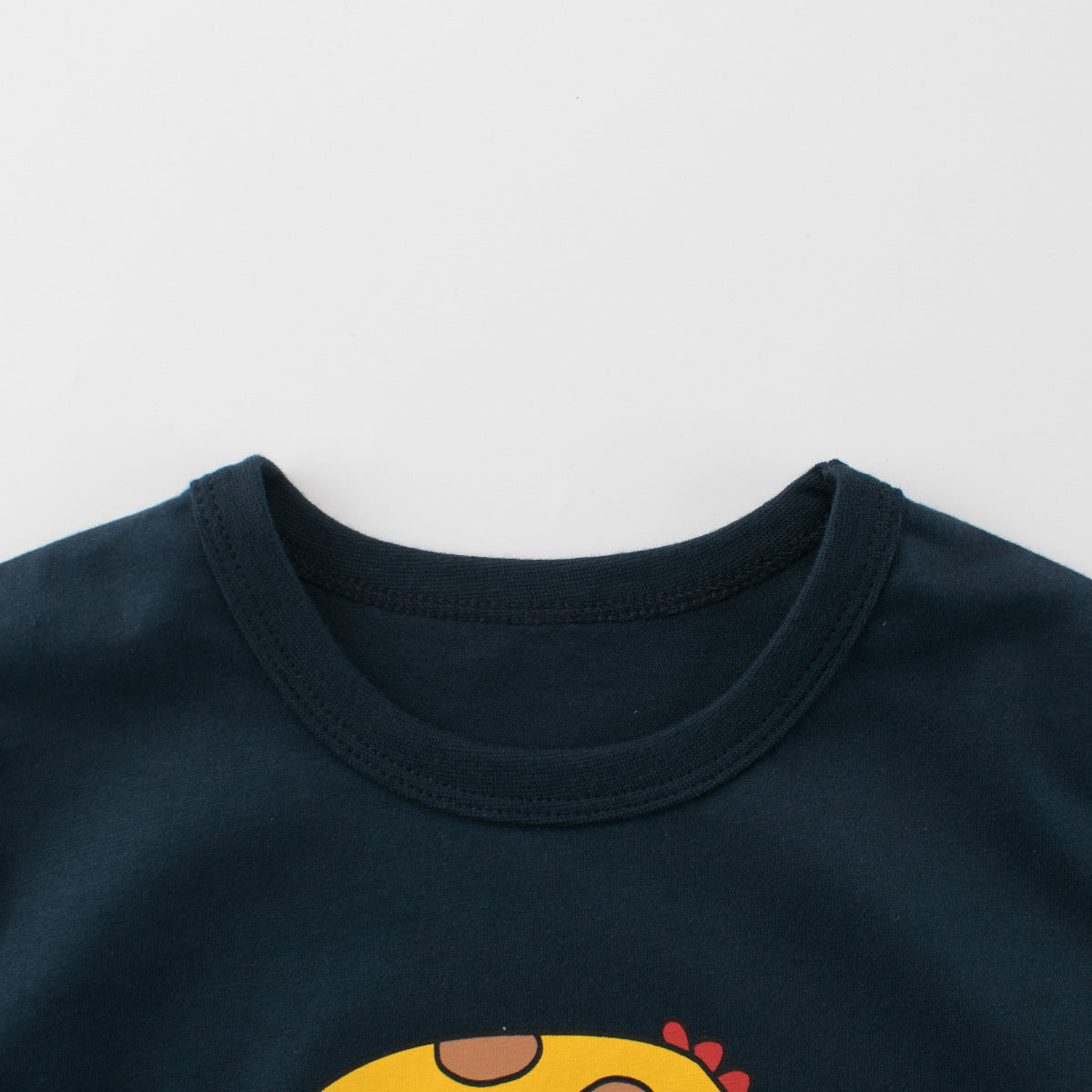 Summer Boys’ Cartoon Animals Printed T-shirt in European and American Style